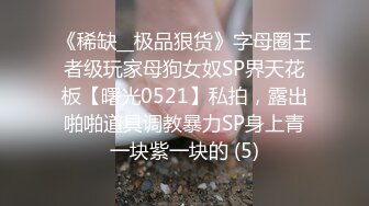 《稀缺__极品狠货》字母圈王者级玩家母狗女奴SP界天花板【曙光0521】私拍，露出啪啪道具调教暴力SP身上青一块紫一块的 (5)