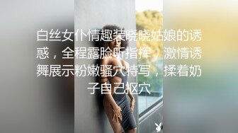 白丝女仆情趣装晓晓姑娘的诱惑，全程露脸听指挥，激情诱舞展示粉嫩骚穴特写，揉着奶子自己抠穴