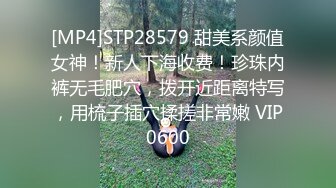 [MP4]STP28579 甜美系颜值女神！新人下海收费！珍珠内裤无毛肥穴，拨开近距离特写，用梳子插穴揉搓非常嫩 VIP0600