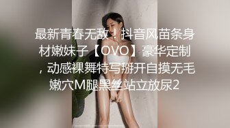 最新青春无敌！抖音风苗条身材嫩妹子【OVO】豪华定制，动感裸舞特写掰开自摸无毛嫩穴M腿黑丝站立放尿2