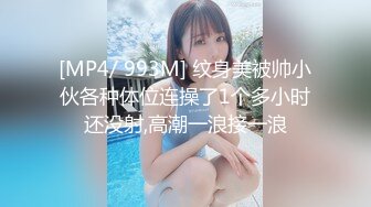 [MP4/ 993M] 纹身美被帅小伙各种体位连操了1个多小时还没射,高潮一浪接一浪